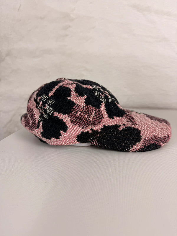 Casquette en tapisserie unisexe unique fait main upcyclé retravaillé et tissé taille unique n•959