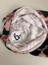 Casquette en tapisserie unisexe unique fait main upcyclé retravaillé et tissé taille unique n•959