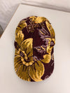 Casquette en tapisserie unisexe unique fait main upcyclé retravaillé et tissé taille unique n•960