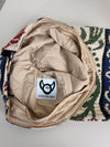 Casquette en tapisserie unisexe unique fait main upcyclé retravaillé et tissé taille unique n•963