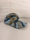 Casquette en tapisserie unisexe unique fait main upcyclé retravaillé et tissé taille unique n•967