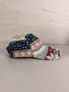 Casquette en tapisserie unisexe unique fait main upcyclé retravaillé et tissé taille unique n•969
