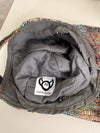 Casquette en tapisserie unisexe unique fait main upcyclé retravaillé et tissé taille unique n•970