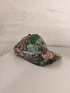 Casquette en tapisserie unisexe unique fait main upcyclé retravaillé et tissé taille unique n•970