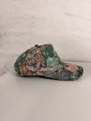 Casquette en tapisserie unisexe unique fait main upcyclé retravaillé et tissé taille unique n•970