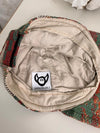 Casquette en tapisserie unisexe unique fait main upcyclé retravaillé et tissé taille unique n•973