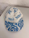 Casquette en tapisserie unisexe unique fait main upcyclé retravaillé et tissé taille unique n•977