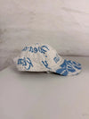 Casquette en tapisserie unisexe unique fait main upcyclé retravaillé et tissé taille unique n•977