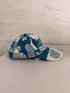 Casquette en tapisserie unisexe unique fait main upcyclé retravaillé et tissé taille unique n•978