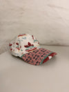 Casquette en tapisserie unisexe unique fait main upcyclé retravaillé et tissé taille unique n•979