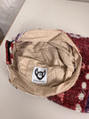 Casquette en tapisserie unisexe unique fait main upcyclé retravaillé et tissé taille unique n•983