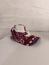 Casquette en tapisserie unisexe unique fait main upcyclé retravaillé et tissé taille unique n•983