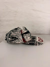 Casquette en tapisserie unisexe unique fait main upcyclé retravaillé et tissé taille unique n•988