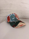 Casquette en tapisserie unisexe unique fait main upcyclé retravaillé et tissé taille unique n•990