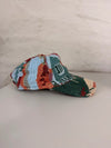 Casquette en tapisserie unisexe unique fait main upcyclé retravaillé et tissé taille unique n•990