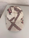 Casquette en tapisserie unisexe unique fait main upcyclé retravaillé et tissé taille unique n•994