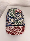 Casquette en tapisserie design unique fait main upcyclé retravaillé et tissé taille unique n•997