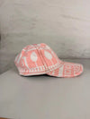 Casquette en tapisserie design unique fait main upcyclé retravaillé et tissé taille unique n•998