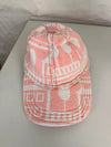 Casquette en tapisserie design unique fait main upcyclé retravaillé et tissé taille unique n•998