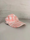 Casquette en tapisserie design unique fait main upcyclé retravaillé et tissé taille unique n•998