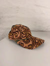 Casquette en tapisserie design unique fait main upcyclé retravaillé et tissé taille unique n•1002