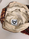 Casquette en tapisserie design unique fait main upcyclé retravaillé et tissé taille unique n•1002
