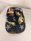Casquette en tapisserie design unique fait main upcyclé retravaillé et tissé taille unique  n•1003