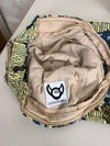 Casquette en tapisserie design unique fait main upcyclé retravaillé et tissé taille unique  n•1005