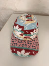 Casquette en tapisserie design unique fait main upcyclé retravaillé et tissé taille unique n•1010
