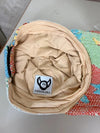 Casquette en tapisserie design unique fait main upcyclé retravaillé et tissé taille unique n•1012
