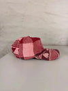 Casquette en tapisserie design unique fait main upcyclé retravaillé et tissé taille unique n•1014
