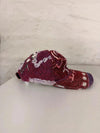 Casquette en tapisserie design unique fait main upcyclé retravaillé et tissé taille unique n•1017