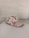 Casquette en tapisserie design unique fait main upcyclé retravaillé et tissé taille unique n•1022