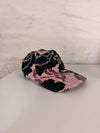 Casquette en tapisserie design unique fait main upcyclé retravaillé et tissé taille unique n•1024