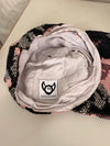 Casquette en tapisserie design unique fait main upcyclé retravaillé et tissé taille unique n•1024