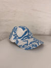Casquette en tapisserie design unique fait main upcyclé retravaillé et tissé taille unique n•1027