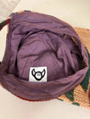 Casquette en tapisserie design unique fait main upcyclé retravaillé et tissé taille unique n•1029