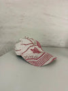 Casquette en tapisserie design unique fait main upcyclé retravaillé et tissé taille unique n•1030