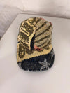 Casquette en tapisserie design unique fait main upcyclé retravaillé et tissé taille unique n•1031