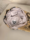 Casquette en tapisserie design unique fait main upcyclé retravaillé et tissé taille unique n•1033
