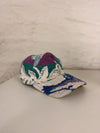 Casquette en tapisserie design unique fait main upcyclé retravaillé et tissé taille unique n•1034