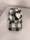 Casquette en tapisserie design unique fait main upcyclé retravaillé et tissé taille unique n•1035