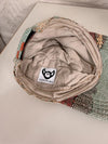 Casquette en tapisserie design unique fait main upcyclé retravaillé et tissé taille unique n•1037