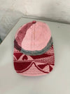 Casquette en tapisserie design unique fait main upcyclé retravaillé et tissé taille unique n•1039