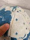 Casquette en tapisserie unisexe unique fait main upcyclé retravaillé et tissé taille unique n•1042