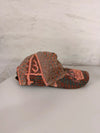 Casquette en tapisserie unisexe unique fait main upcyclé retravaillé et tissé taille unique n•1044