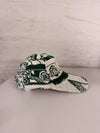 Casquette en tapisserie unisexe unique fait main upcyclé retravaillé et tissé taille unique n•1046