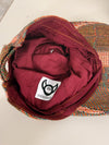 Casquette en tapisserie unisexe unique fait main upcyclé retravaillé et tissé taille unique n•1049