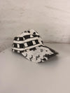Casquette en tapisserie unisexe unique fait main upcyclé retravaillé et tissé taille unique n•1051