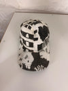Casquette en tapisserie unisexe unique fait main upcyclé retravaillé et tissé taille unique n•1051